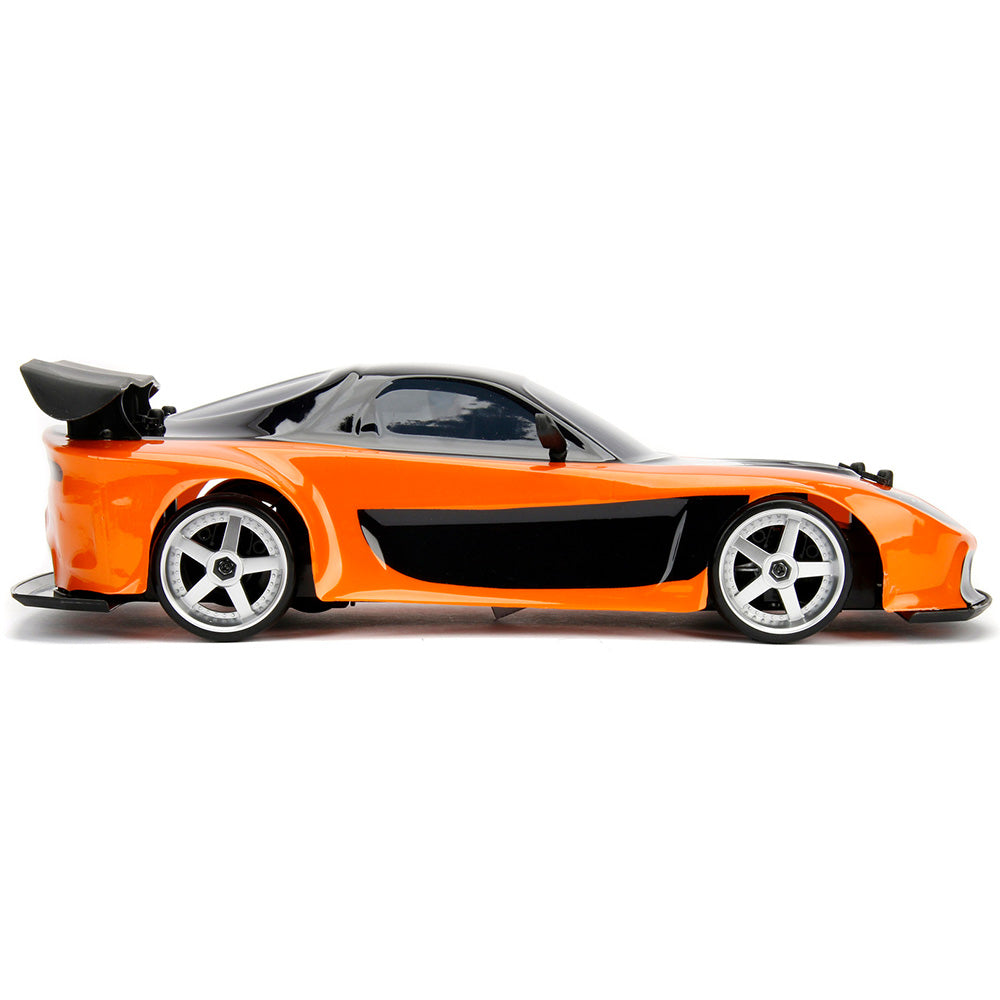 Masina Jada Toys RC Fast & Furious Mazda RX-7 Drift 1:10 cu telecomanda