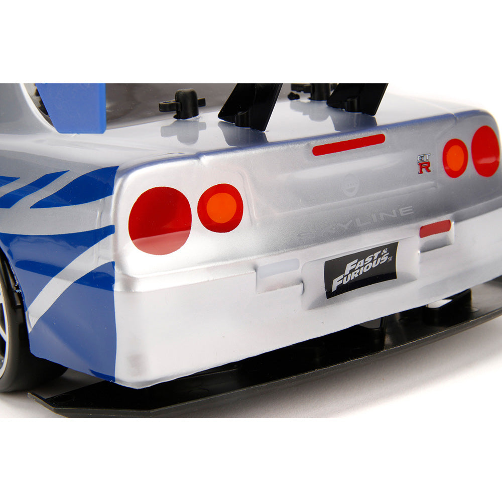 Masina Jada Toys RC Fast & Furious Nissan Skyline GT-R Drift 1:10 cu telecomanda