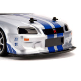 Masina Jada Toys RC Fast & Furious Nissan Skyline GT-R Drift 1:10 cu telecomanda