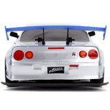 Masina Jada Toys RC Fast & Furious Nissan Skyline GT-R Drift 1:10 cu telecomanda