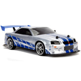 Masina Jada Toys RC Fast & Furious Nissan Skyline GT-R Drift 1:10 cu telecomanda