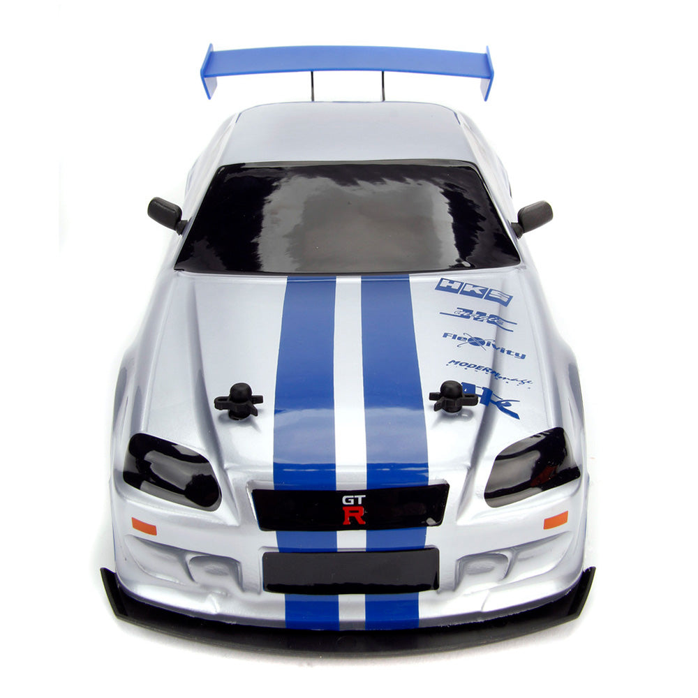 Masina Jada Toys RC Fast & Furious Nissan Skyline GT-R Drift 1:10 cu telecomanda