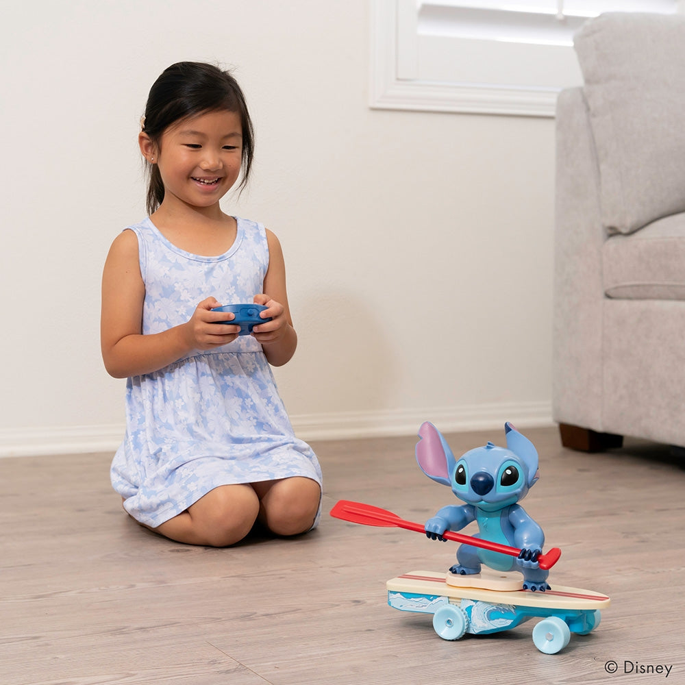 Masina Jada Toys Surfer Stitch 25 cm cu telecomanda