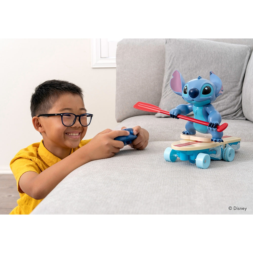 Masina Jada Toys Surfer Stitch 25 cm cu telecomanda