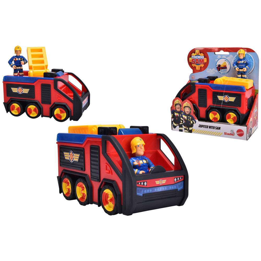 Masina de pompieri Simba Fireman Sam Jupiter cu figurina Sam