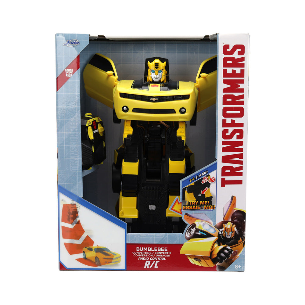 Masina transformabila Jada Toys RC Transformers Converting Bumblebee 28 cm cu telecomanda