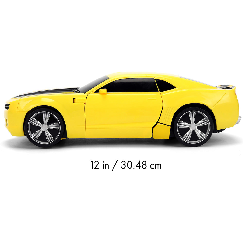 Masina transformabila Jada Toys RC Transformers Converting Bumblebee 28 cm cu telecomanda