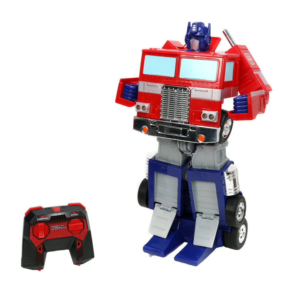 Masina transformabila Jada Toys RC Transformers Converting Optimus Prime 34 cm cu telecomanda