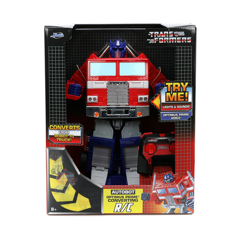 Masina transformabila Jada Toys RC Transformers Converting Optimus Prime 34 cm cu telecomanda