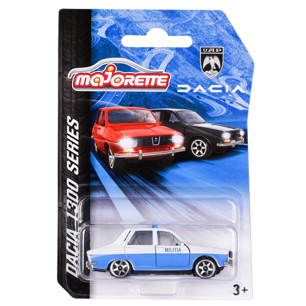Masinuta Majorette Dacia 1300 militia alb albastru