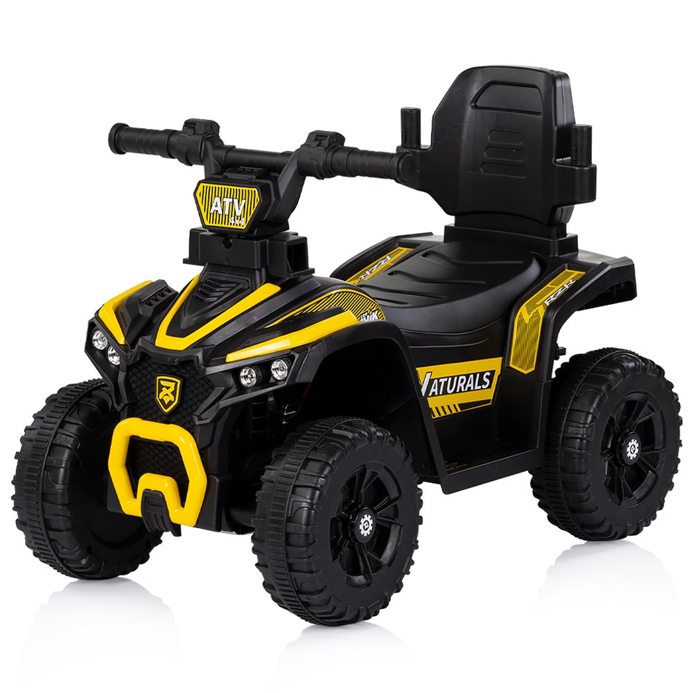 Masinuta de impins Chipolino ATV cu maner yellow