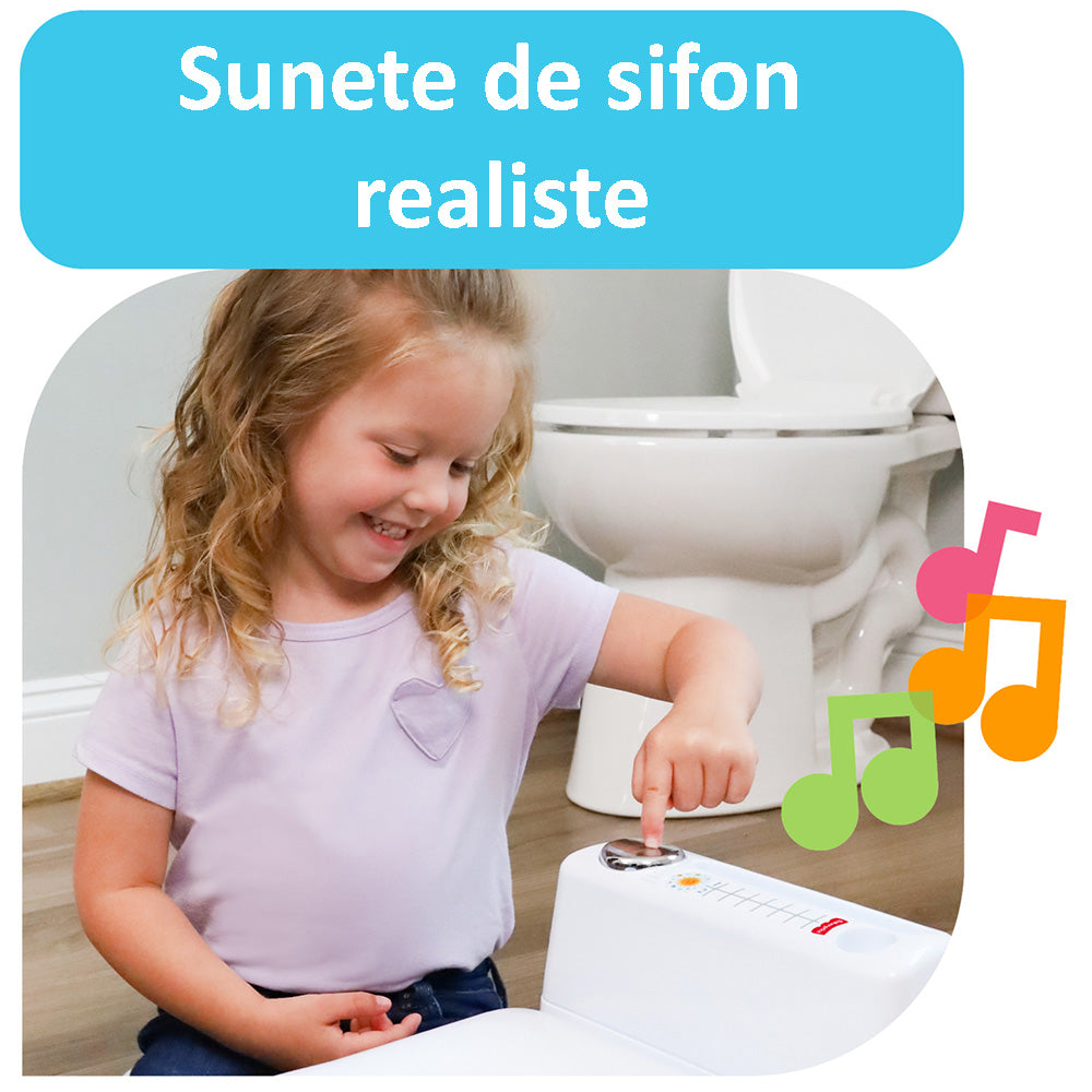 Olita pentru copii Fisher Price Potty Trainer cu sunete