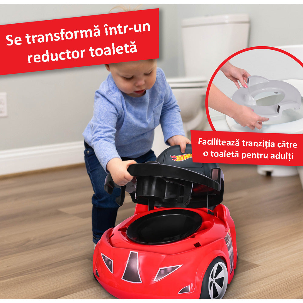 Olita pentru copii Hot Wheels Potty Trainer red