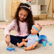 Papusa Simba New Born Baby, Baby Doll 43 cm cu accesorii albastru