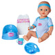 Papusa Simba New Born Baby, Baby Doll 43 cm cu accesorii albastru