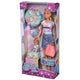 Papusa Simba Steffi Love Baby Car 29 cm cu figurina si accesorii