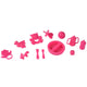 Papusa Simba Steffi Love Baby Walk 29 cm mov cu carucior si accesorii
