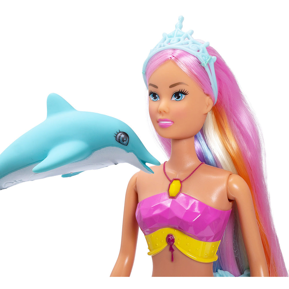 Papusa Simba Steffi Love Mermazing 39 cm cu 4 accesorii