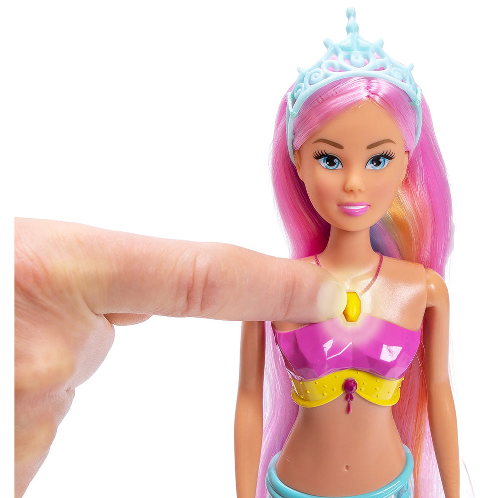 Papusa Simba Steffi Love Mermazing 39 cm cu 4 accesorii