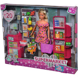 Papusa Simba Steffi Love Supermarket 29 cm cu accesorii