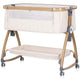 Patut co-sleeper Chipolino Charisma cu laterala culisanta cashmere wood