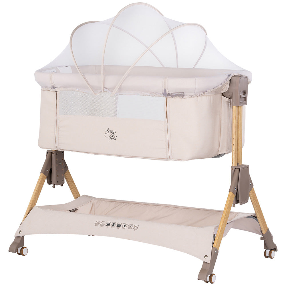 Patut co-sleeper pliabil Chipolino SleepNFold cashmere
