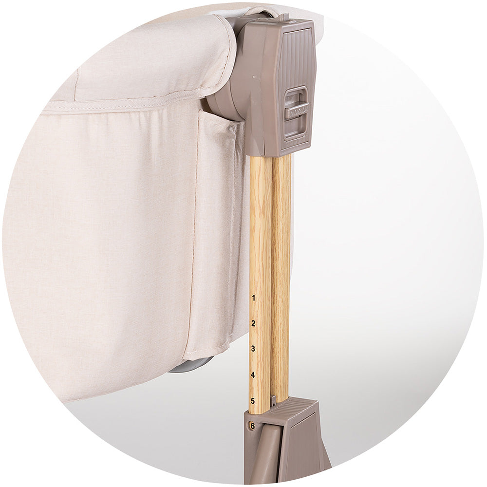 Patut co-sleeper pliabil Chipolino SleepNFold cashmere