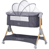 Patut co-sleeper pliabil Chipolino SleepNFold charcoal