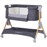 Patut co-sleeper pliabil Chipolino SleepNFold charcoal