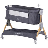 Patut co-sleeper pliabil Chipolino SleepNFold charcoal