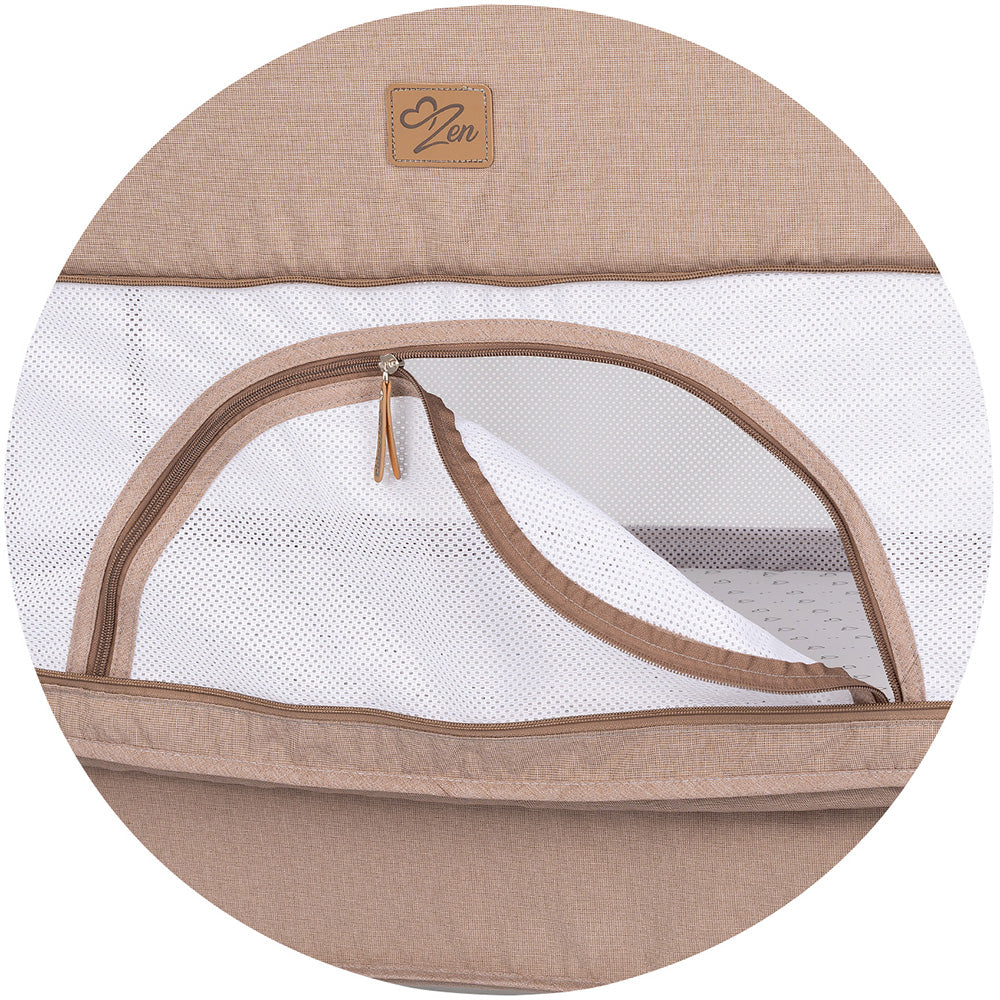 Patut co-sleeper si tarc Chipolino Zen latte