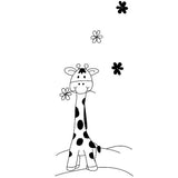 Patut copii din lemn Hubners Calisto Girafa 120x60 cm maro