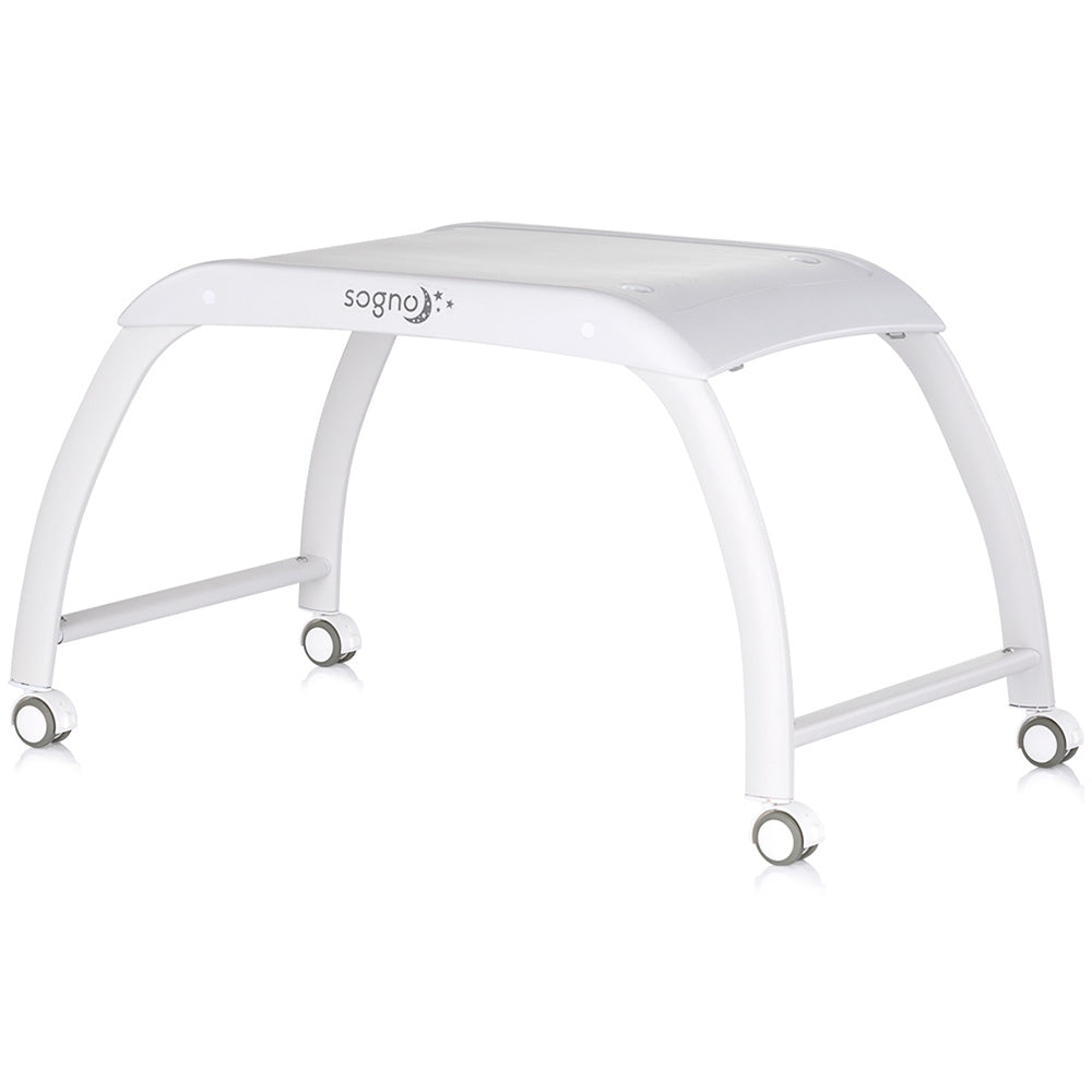 Patut cu leganare si cantar integrat Chipolino Sogno 2 in 1 grey