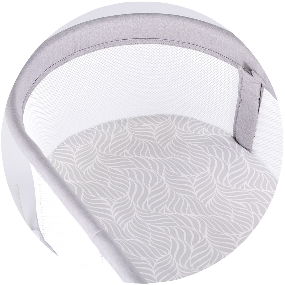 Patut cu leganare si cantar integrat Chipolino Sogno 2 in 1 grey