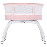 Patut cu leganare si cantar integrat Chipolino Sogno 2 in 1 pink
