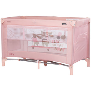 Patut pliabil Chipolino Ariel powder pink
