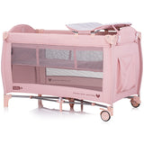 Patut pliabil Chipolino Bella pink marshmallow