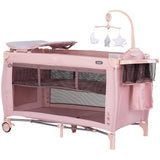 Patut pliabil Chipolino Bella powder pink
