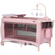 Patut pliabil Chipolino Bella powder pink