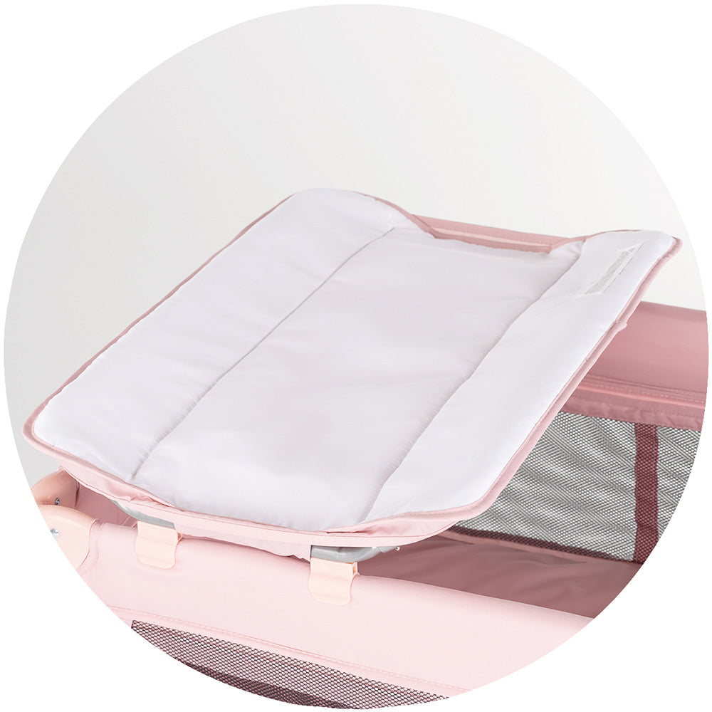 Patut pliabil Chipolino Bella powder pink