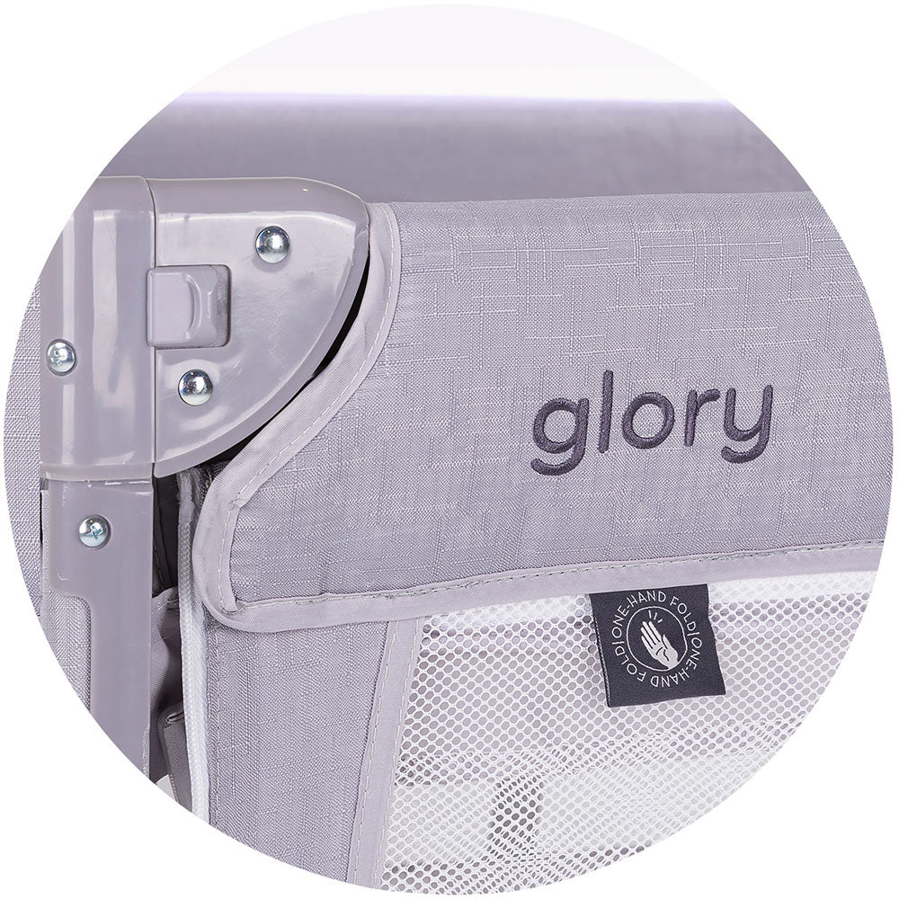 Patut pliabil Chipolino Glory cu laterala culisanta cloud