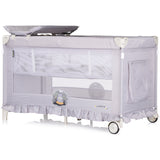 Patut pliabil Chipolino Palace Hippo grey