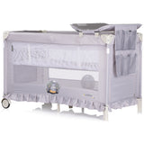 Patut pliabil Chipolino Palace Hippo grey