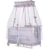 Patut pliabil Chipolino Palace Hippo grey