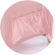 Patut pliabil Chipolino Relax Tiger powder pink cu laterala culisanta