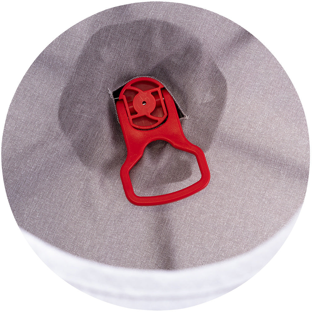 Patut pliabil Chipolino Relax platinum linen cu laterala culisanta