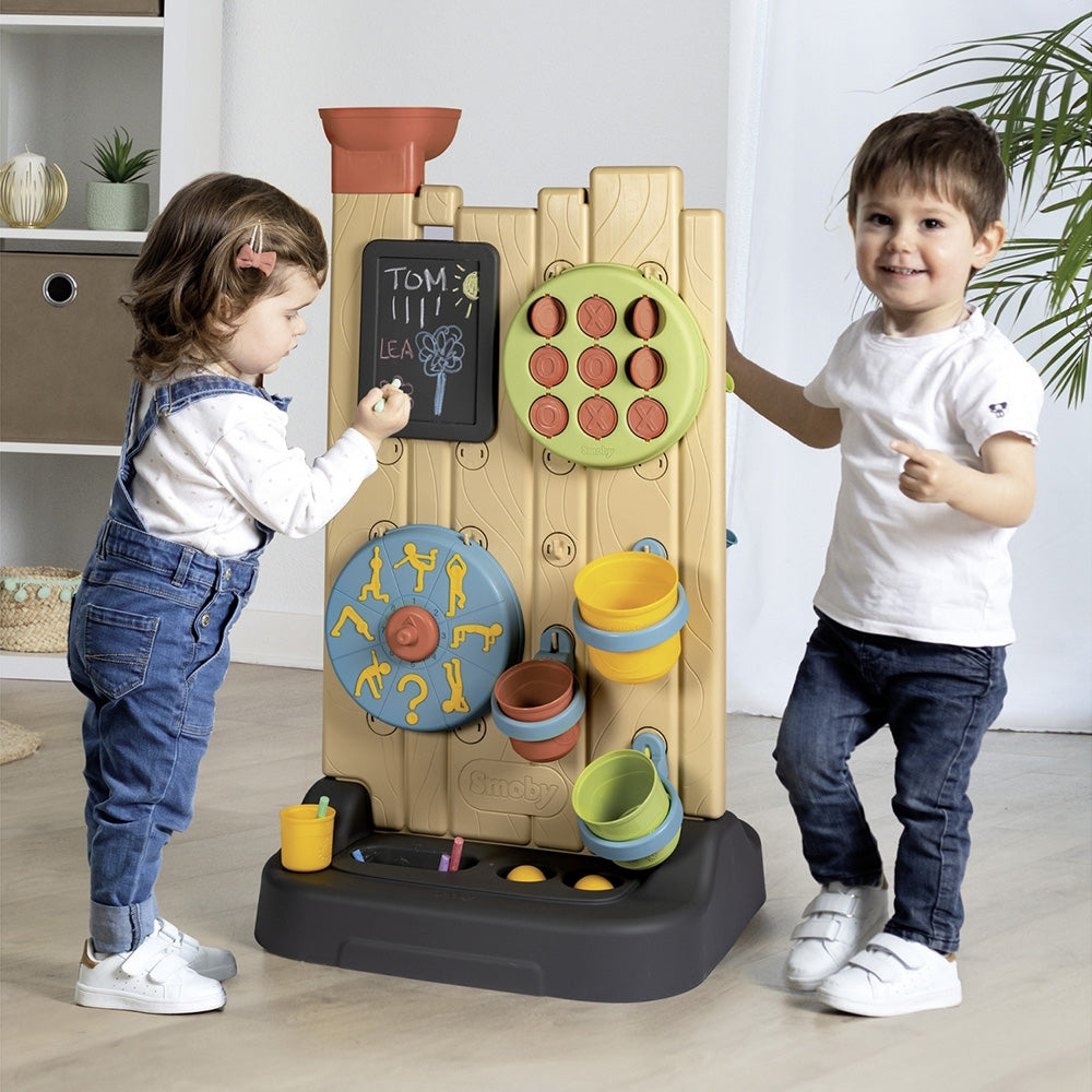 Perete de activitati Smoby Life 6 in 1 cu 29 accesorii