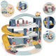 Pista de masini Smoby Big Garage cu masinuta si elicopter