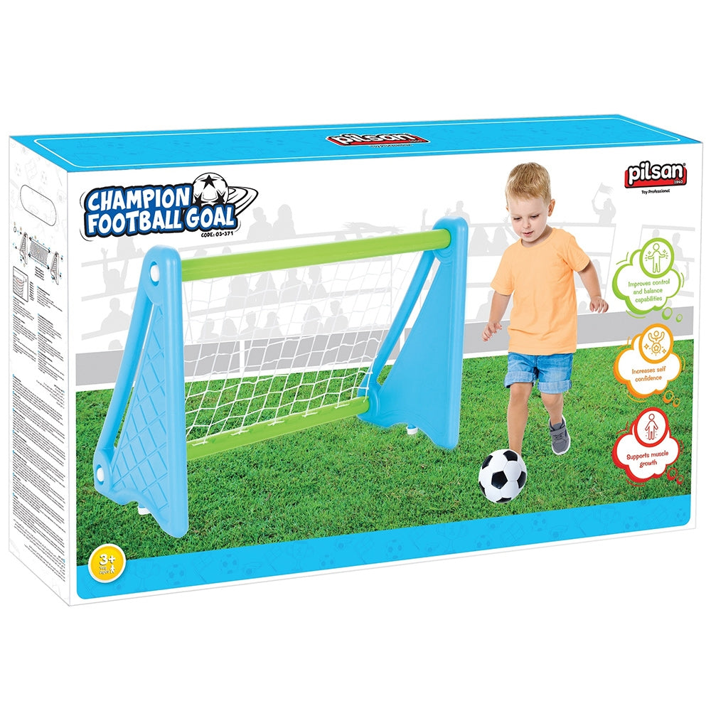 Poarta de fotbal pentru copii Pilsan Champion Football Goal blue - gogobaby.ro