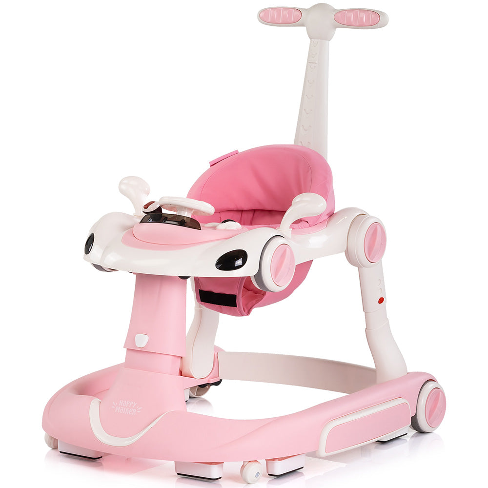 Premergator Chipolino Happy Walker 5 in 1 pink - gogobaby.ro